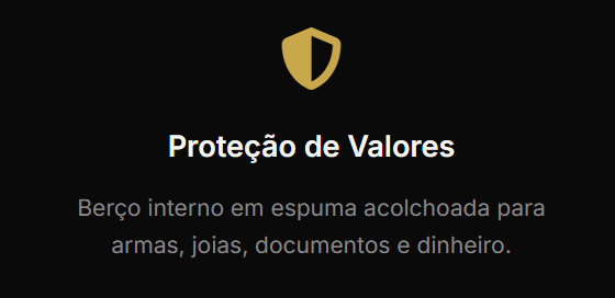 PROTEÇÃO DE VALORES
